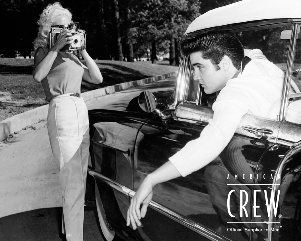 Descubre la edición especial de productos American Crew con la imagen personalizada de Elvis