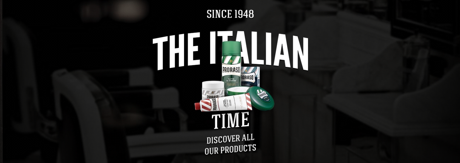 Productos italianos para el afeitado Proraso en Oh! Peluqueros
