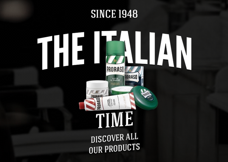 Productos italianos para el afeitado Proraso en Oh! Peluqueros