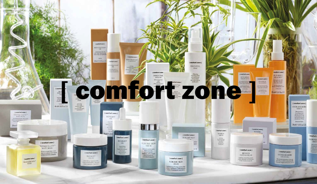 Descubre Comfort Zone, soluciones basadas en la ciencia para mejorar visiblemente la piel, el cuerpo y la mente.