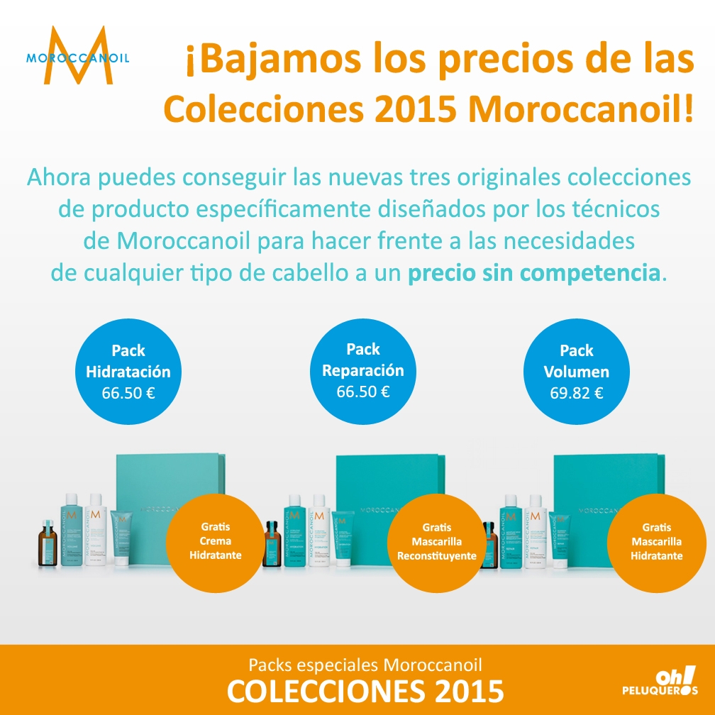 Colecciones Volumen, Reparación y Hidratación Moroccanoil 2015