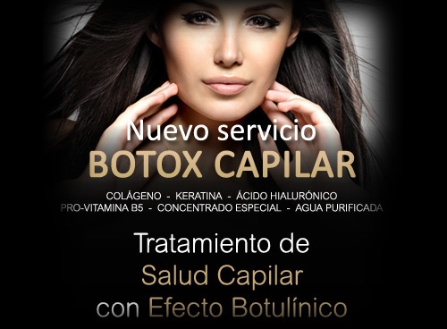 Botox Capilar, servicio exclusivo de Oh! Peluqueros