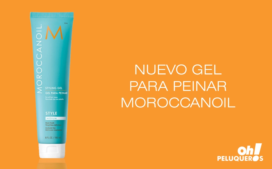 Peinados de larga fijación con el nuevo Gel para Peinar de Moroccanoil