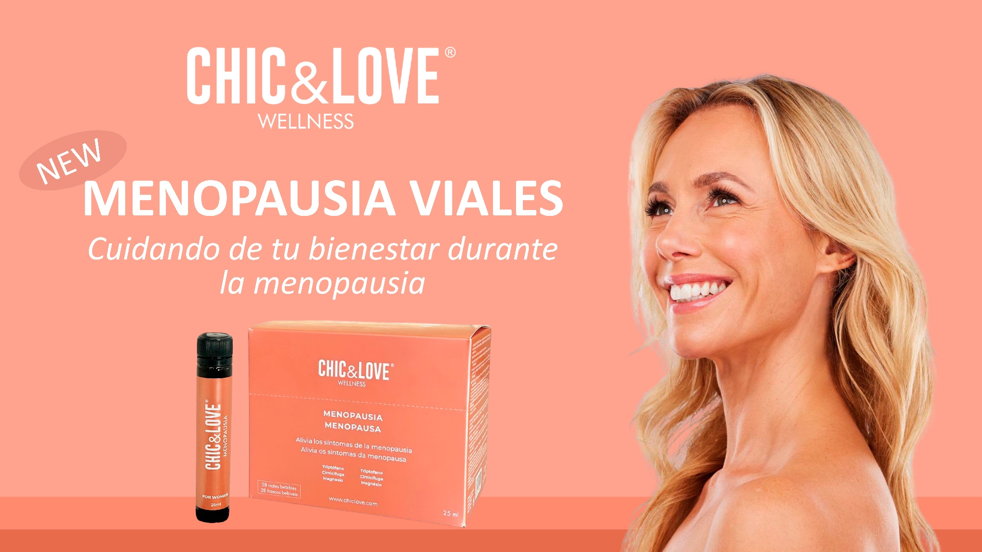 Nueva línea de nutricosméticos Chic & Love para la menopausia: Bienestar en cada vial