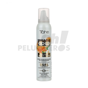 Comprar Espuma capilar dual controladora del encrespamiento Miracle Gold 200ml