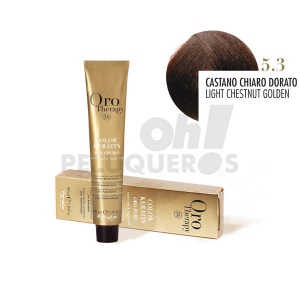 Comprar Crema Colorante Permanente Sin Amoniaco Castaño Claro Dorado 100ml