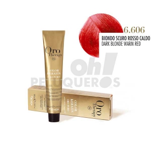 Comprar Crema Colorante Permanente Sin Amoniaco Rubio Oscuro Rojo Cálido 100ml