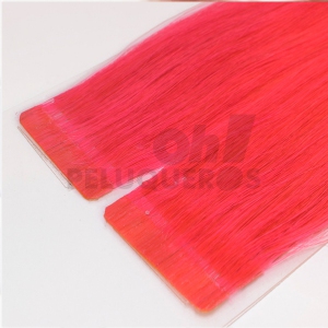 Comprar Extensiones Adhesivas de cabello natural 10 tiras Fucsia