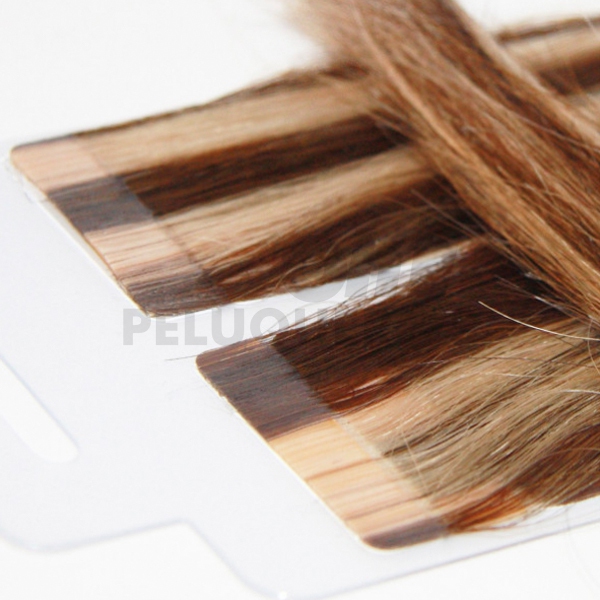 Comprar Extensiones Adhesivas de cabello natural 20 tiras Avellana- Rubio online La Central Cabell
