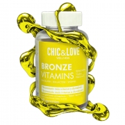 Chic&Love Bronze Vitamins. Gominolas con Betacaroteno, cobre, vitamina C, vitamina E y Licopeno