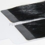 Extensiones Adhesivas de cabello natural 20 tiras Negro Intenso