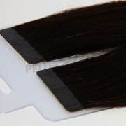 Extensiones Adhesivas de cabello natural 20 tiras Negro Natural