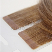 Extensiones Adhesivas de cabello natural 20 tiras Rubio Ceniza